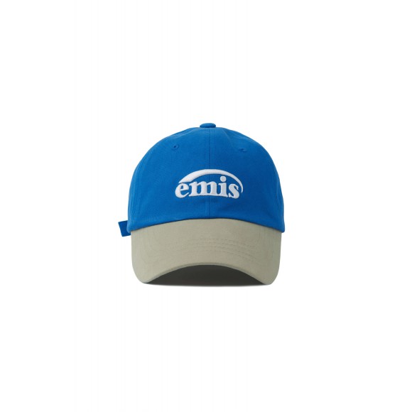 韓國 EMIS -NEW LOGO MIX BALL CAP-BEIGE/BLUE