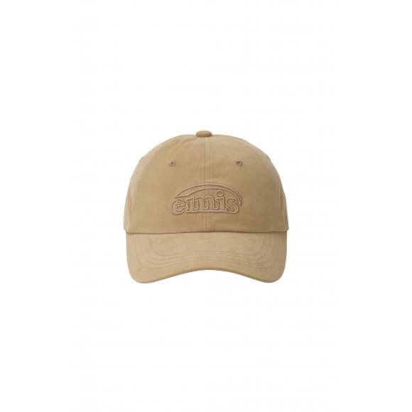 韓國 EMIS -COTTON BRUSHED BALL CAP-BEIGE