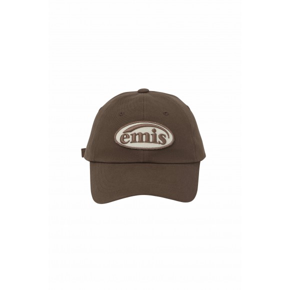 韓國 EMIS -TONE ON TONE WAPPEN BALL CAP-BROWN