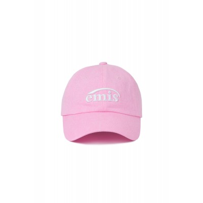 韓國 EMIS -NEW LOGO PIGMENT BALL CAP-PINK