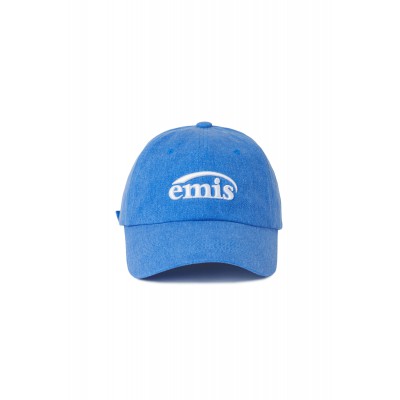韓國 EMIS -NEW LOGO PIGMENT BALL CAP-BLUE